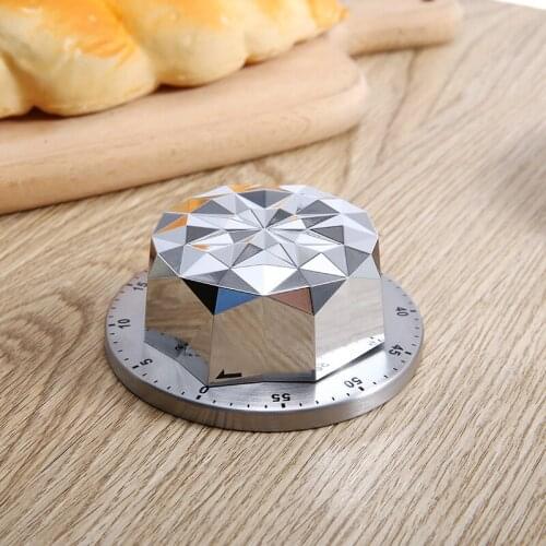 Fashion 55 Minutes Dial Kitchen Timer Mechanical Cooking Wind Up Timer Long Ring Bell Alarm Loud Cooking Baking Time Reminder