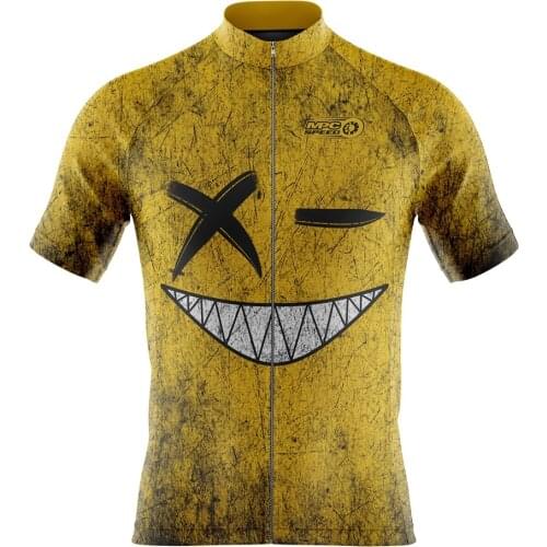 Mpc Speed Men Cycling Jersey Breathable Smiley Short Sleeve Shirt Bike Equipment Bicycle Clothing Maillot Camisa Ciclismo Hombre