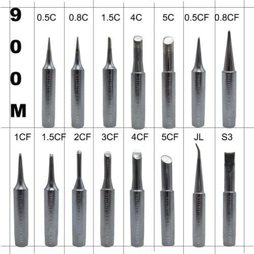 900M Seris Soldering Tip Iron Bit Handle Pencil Fit Hakko 936 907 Milwaukee M12SI-0 Radio Shack 64-053 Yihua 936X-Tronics 3020