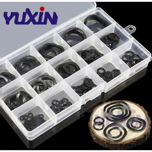 3mm - 25 mm Three-Wave Peak Seal Set Wave Type Form Spring Washer Elastic Metal Gasket Set Internal Assortment Kit