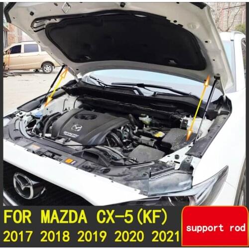 Car Refit Strut Bars Bonnet Hood Lift Support Bracket Hydraulic Rod Spring Shock For Mazda CX-5 CX5 2017 2018 2019 2020 2021 KF
