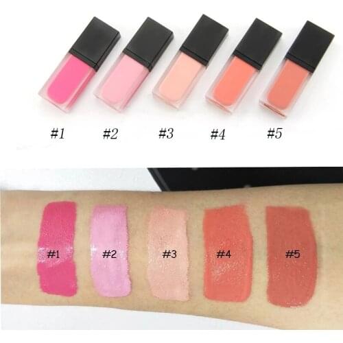 Wholesale Face Liquid Blush Face Rouge Makeup Private Label Lasting Matte Natural Cheek Face Contour Blusher Cream Cosmetics