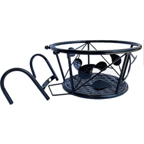 Pot Holder Fence Planters Assemble Detachable Hanging Basket Stand Home Decor Double Hook Garden Tool For Patio Balcony Porch