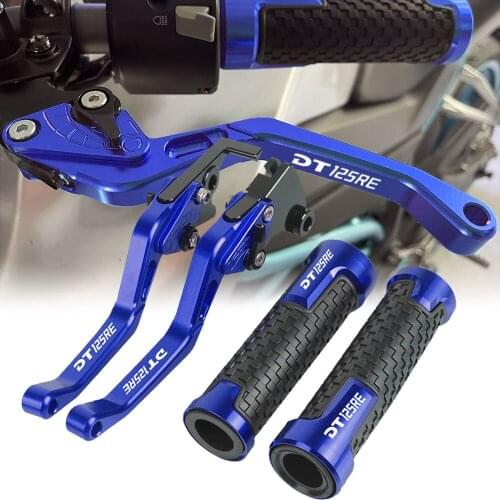 FOR YAMAHA DT125RE DT 125 RE 2004 2005 2006 2007 Motorcycle Clutch Brake Lever Aluminum Adjustable Brake Handle Clutch Levers
