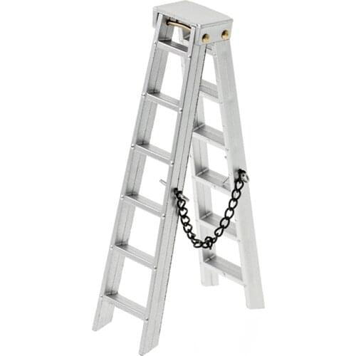 1/10 Scale Accessories Mini Folding Ladder for 1:10 RC Crawler Car Traxxas TRX4 Axial SCX10 AXI03007 Tamiya