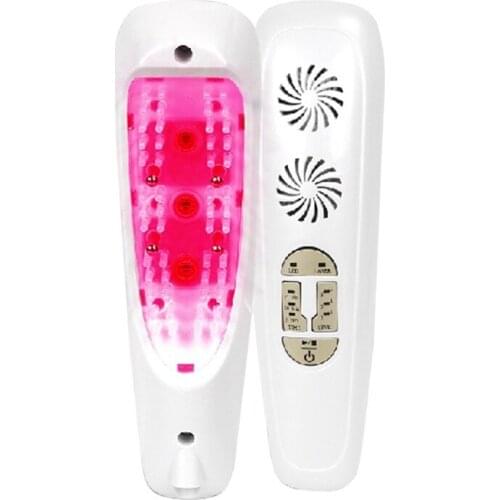 Regrowth Stimulating Laser+LED light Hair New Micro current Hair massage Arrival Follicle Adjust Oil 3in1 Hair Growth Combs