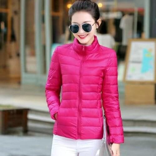 Thin Cotton Jacket Short Tops Winter Jacket Women Coat Korean Slim Plus size Female Parka Coat Wave pattern Padded Jacket