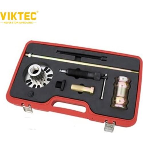 Viktec 12 Ton Hydraulic Hub Puller Set With Slide Hammer Hydraulic (12ton) & Heavy Duty Slide Hammer Master Hub Puller Tool Set