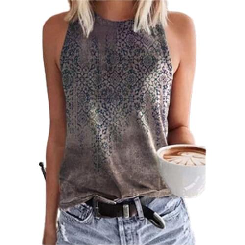 Womens Sleeveless T-shirt Color Patchwork Tee Basic Shirts Summer Elegant Women Sexy Halter Casual Tops Femme
