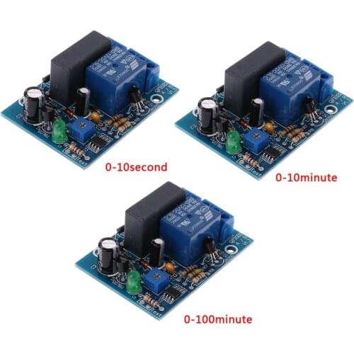 1Pc AC 220V Adjustable Timer Delay Switch Turn On/Off Time Relay Module W715