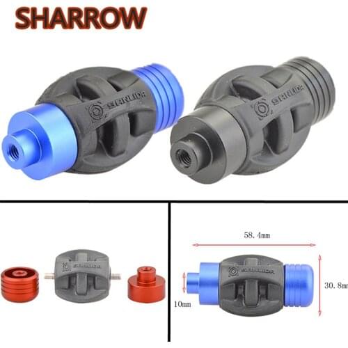 1pc Archery Compound Bow Sight Stabilizer Bow Sight Shock Absorber Damper Rod Silencer Head Outdoor Hunting Shooting Accessories