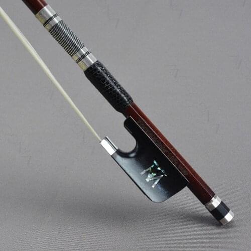 4/4 MASTER Fine Pernambuco Viola Bow TOP Craftsmanship Strong Stick ACTUAL BOW No.1
