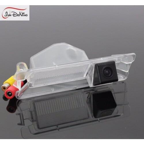 JanDeNing CCD Car Rear View Parking/ Backup Reverse Camera/License Plate Light OEM For Nissan Micra 2002-2014 /March 2011-2015