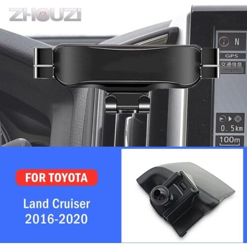 Car Mobile Phone Holder For Toyota Land Cruiser 2016-2020 Special Mounts Stand GPS Gravity Navigation Bracket Car Accessories