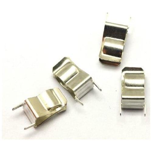 Free Shipping Brand New 200pcs/lot 6x30 mm Fuse Clip 6*30 Fuse Holder,Copper with Nickle Plated Fuse Base Wholesale Dropship