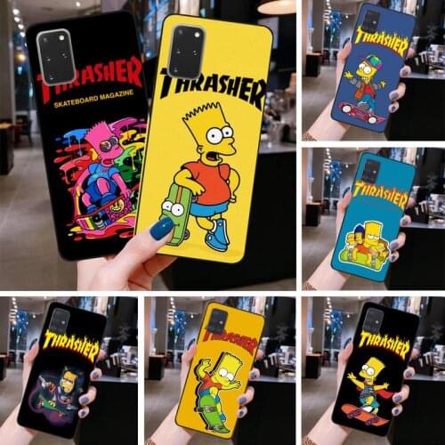 Cartoon Letter Brand Phone Cases For Samsung Galaxy S21 Plus Ultra S20 FE M11 S8 S9 plus S10 5G lite 2020