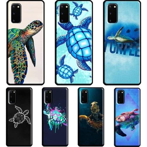 Sea Turtle Case For Samsung Galaxy S8 S9 S10 Plus S20 FE S21 Ultra Note 20 Note 10 Plus Soft Cover