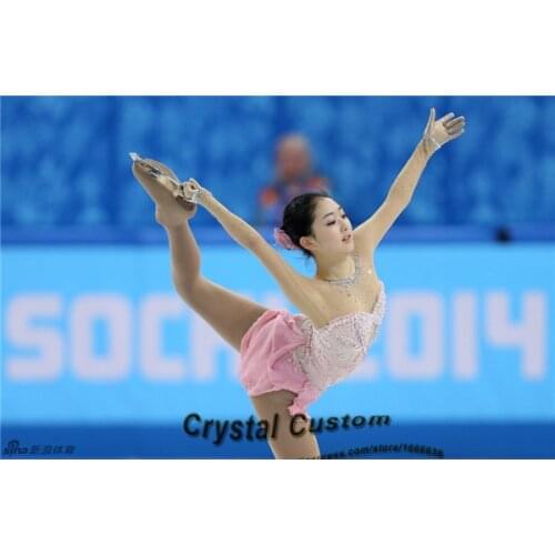 Figure Skating Competition Dress For Children Graceful New Brand Ice Skating Dresses For Kids Custom DR3928