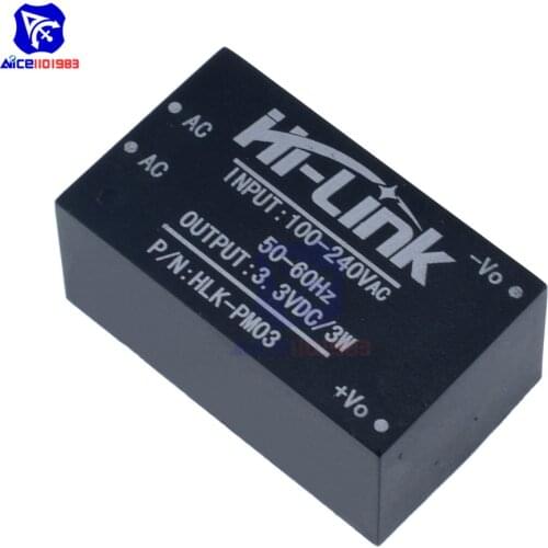 HLK-PM03 AC-DC 220V to 3.3V Step Down Buck Isolated Power Supply Module Power Boots Converter