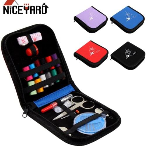 NICEYARD Embroidery Craft Quilting Thread Stitching Portable Travel Sewing Box Kitting Needles Tools Sewing Kits