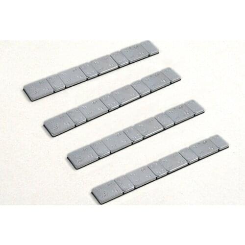 4pcs Metal Counterweight Strips Length 13.5cm Width 2cm Thickness 0.4cm Bendable Balance Weight Belt for RC DIY Boat Accessaries