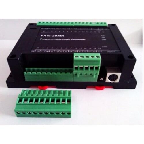 PLC programmable logic controller FX1N28MR download online monitoring power off keep text PLC Board