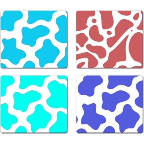 Cow pattern Gamer Speed Mice Retail Small Rubber Mousepad Non slip Cushion Square Thickness 2mm