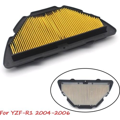 Motorcycle Replacement Air Intake Filter Cleaner Element Motorbike Air Filter For Yamaha YZF-R1 YZF R1 YZFR1 2004-2006