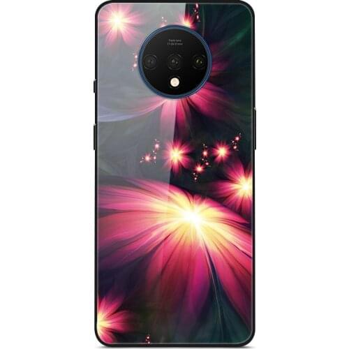Glass Case For Oneplus 7T Phone Case Phone Cover Phone Shell Back Bumper Series 1