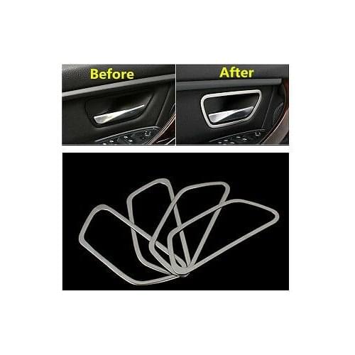 Inner Interior Door Handle bowl cover trim For BMW 3 Series F30 320i 328i 13-15