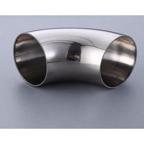 Exhaust Elbow Pipe Stainless Steel Bend Weldable Reducer Tool Piping Tubing Adapter Fittings Durable