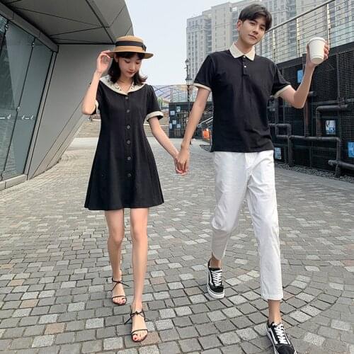 2021 couples dress short sleeve set couples clothes couples clothing