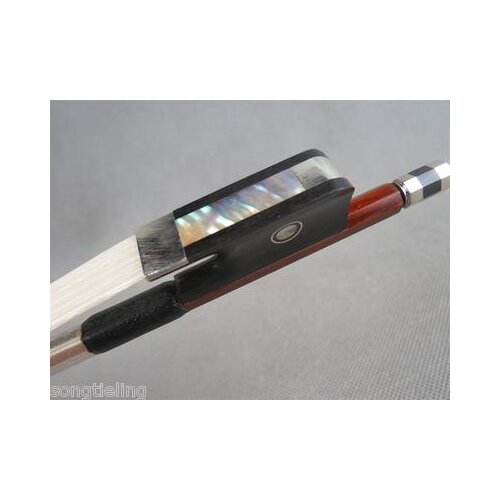 4pcs balanced,strong Brazilian wood cello bow 4/4 ebony frog