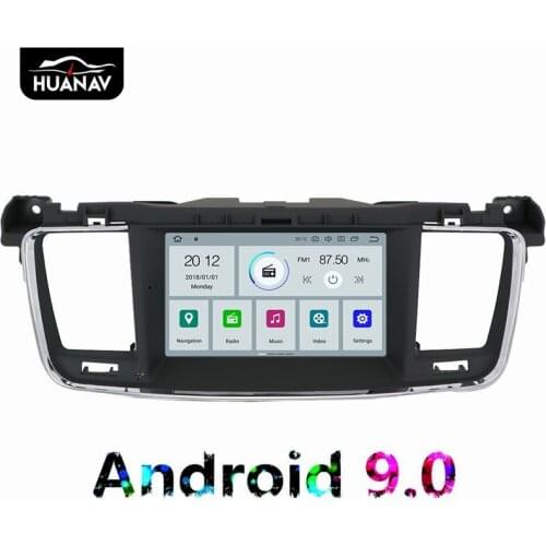 Android 9.0 Car DVD player GPS navigation for PEUGEOT 508 2011 2012 2013 2014 Car radio player multimedia auto stereo head unit