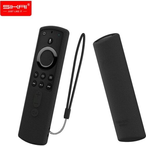 For Amazon Fire TV Stick 4K Ultra HD Cube (3rd Gen) Remote Control Cover SIKAI Protective Silicone Anti-Slip Lightweight