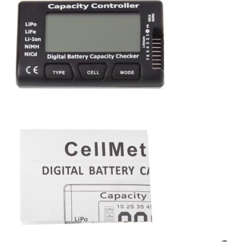 RC CellMeter-7 Digital Battery Capacity Checker For Nicd NiMH LiPo LiFe Li-ion