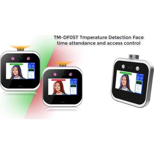 Sanitizing Door Body Detection Face Recognition Turnstile Time Attendance Access Control