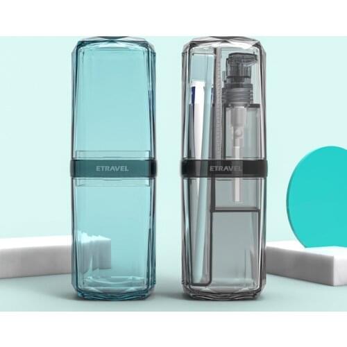 6pcs Portable Toothbrush Travel Case Toothbrush Holder Toothbrush Storage Box Organizer Travel Storage Box Bathroom Accessories