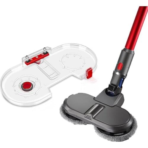 Electric Wet & Dry Mop Cleaning Mop Floor Head Brush For Dyson V7 V8 V10 V11 Wireless Vacuum Cleaner Accessories water tank