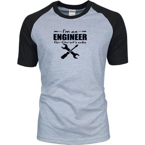 Christian engineers for Christs T-Shirt Funny birthday fathers Day Gift Mens T-shirt cotton print short sleeve T-shirt