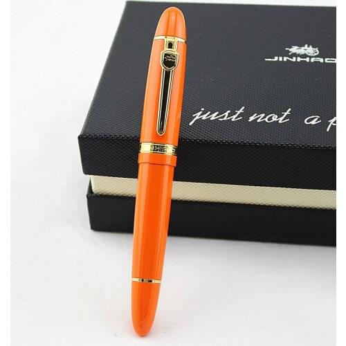 JINHAO 159 18KGP 0.5mm MEDIUM BROAD NIB FOUNTAIN PEN Ink 1.0 pen tip selection 18 COLORS FOR CHOOSE