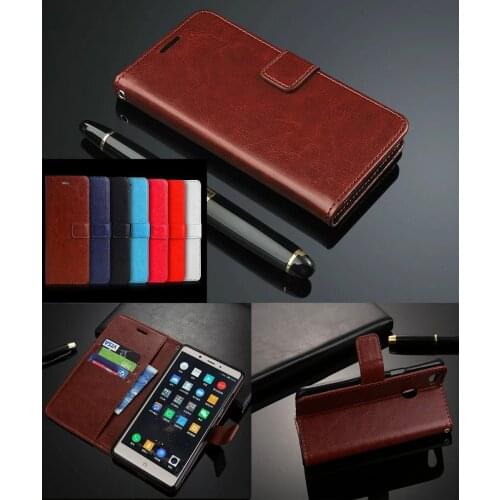 Stand Flip Wallet Leather Cover Case For ZTE Nubia Z11 Mini Nubia Z11 Max Nubia Z11 Mini s Nubia Z17 Lite With Card Slots
