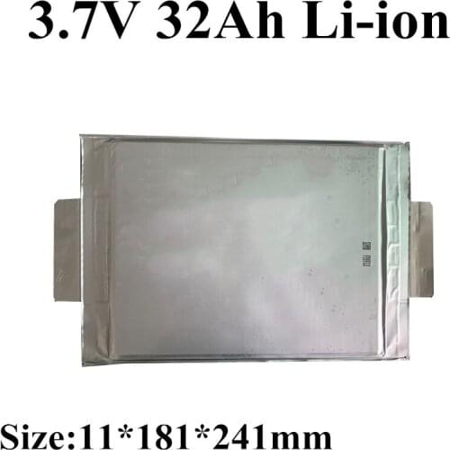 Lithium battery 3.7V 32AH Large power single lithium battery for build 12V 24V 48V 60V electric bike motorcycle