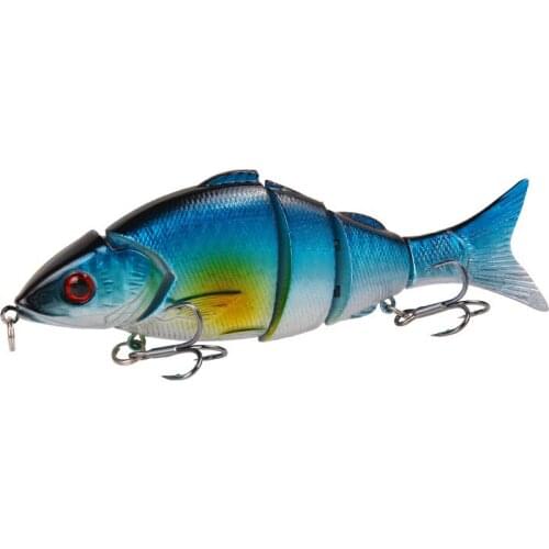 2020 New 125mm 21.3g Pike Fishing Wobblers Carp Lifelike Multi Sinking Jointed Crankbaits Pike Wobblers Fishing Lures River Lure