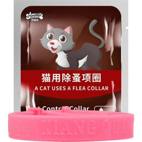 Pet Cat Dogs Collar Anti Mosquito Flea Ticks Collars Insect Repellent Pest Control Silicone Adjustable Pet Accessories