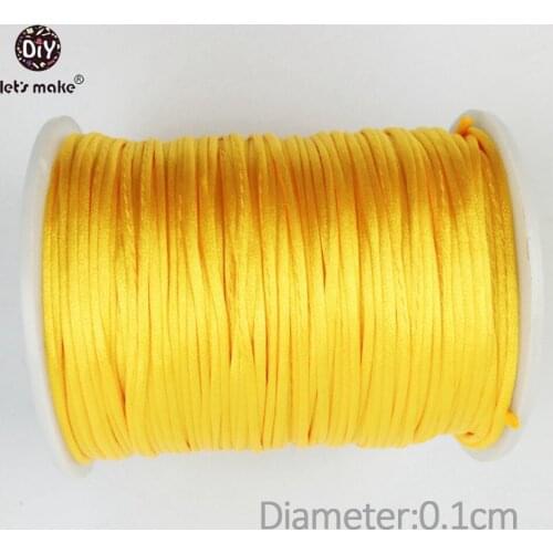 Lets make Satin Nylon Cord Perfect for Teething or Sensory Necklaces Safe Silicone Teething Necklace Cord Craft