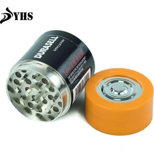 1 PCS Creative Herb Tobacco Grinder Smoke Grinders Herb Grinder Cigarette Accessories Smoke Grinder Metal Kitchen Gadgets