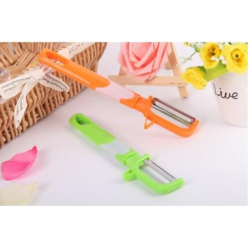 1PC Stainless Steel Peeler Zester Potato Peeler Vegetable Cutter Fruit Melon Planer Grater Kitchen Gadgets KC 1413