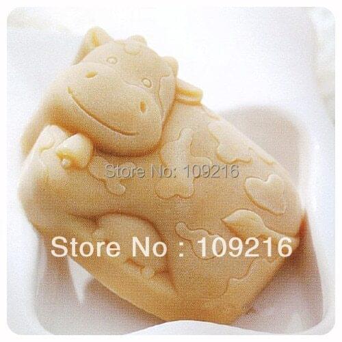 1pcs Little Cows (50043) Silicone Handmade Soap Mold Crafts DIY Mold