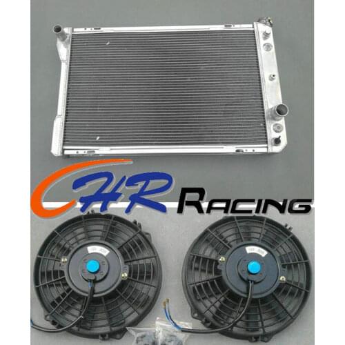3 Row Aluminum Radiator & Fan*2 for 1982-1992 Pontiac Firebird/ for Trans Am/for Chevy Camaro brand new